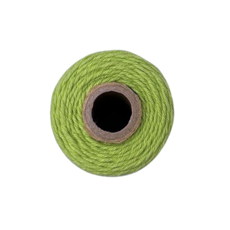 100% Cotton Bakers Twine - Solid Apple Green