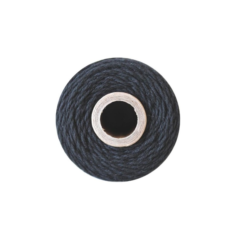 100% Cotton Bakers Twine - Solid Charcoal