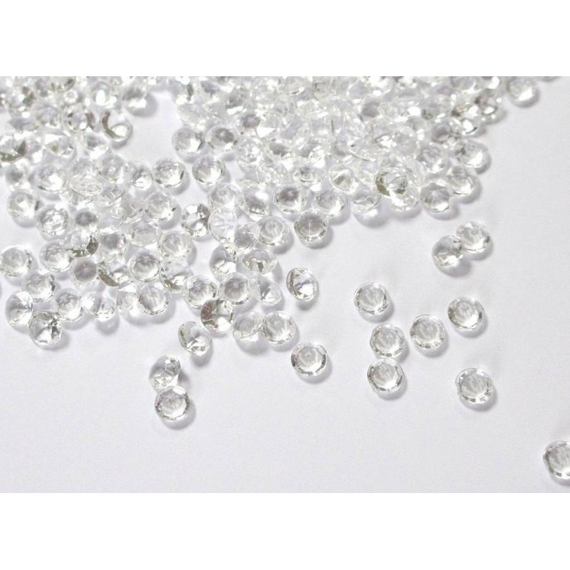 Acrylic Scatter Diamonds - Clear 6mm