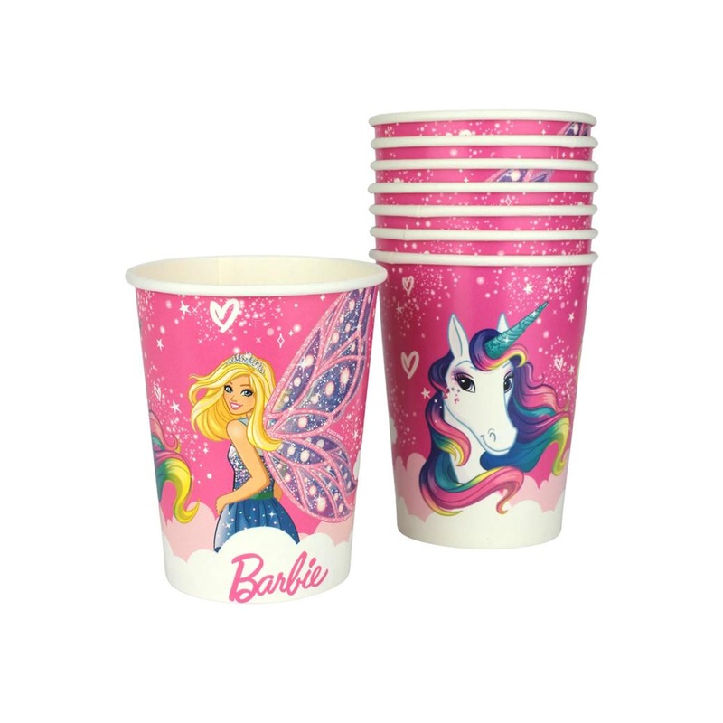 Barbie Fairy Cups 8pk