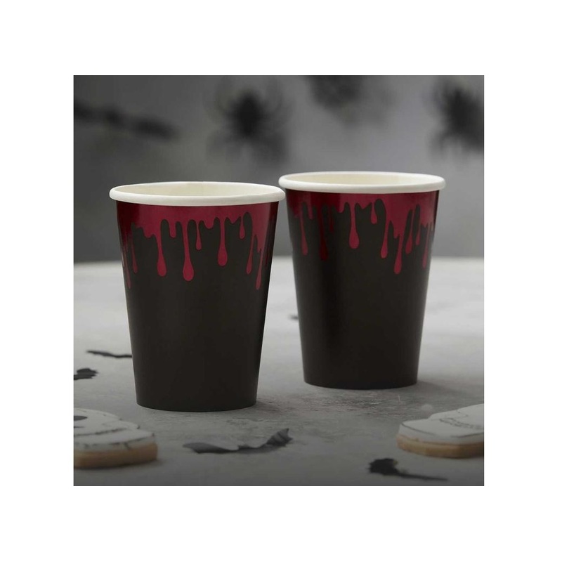 Blood Drip Cups 8pk