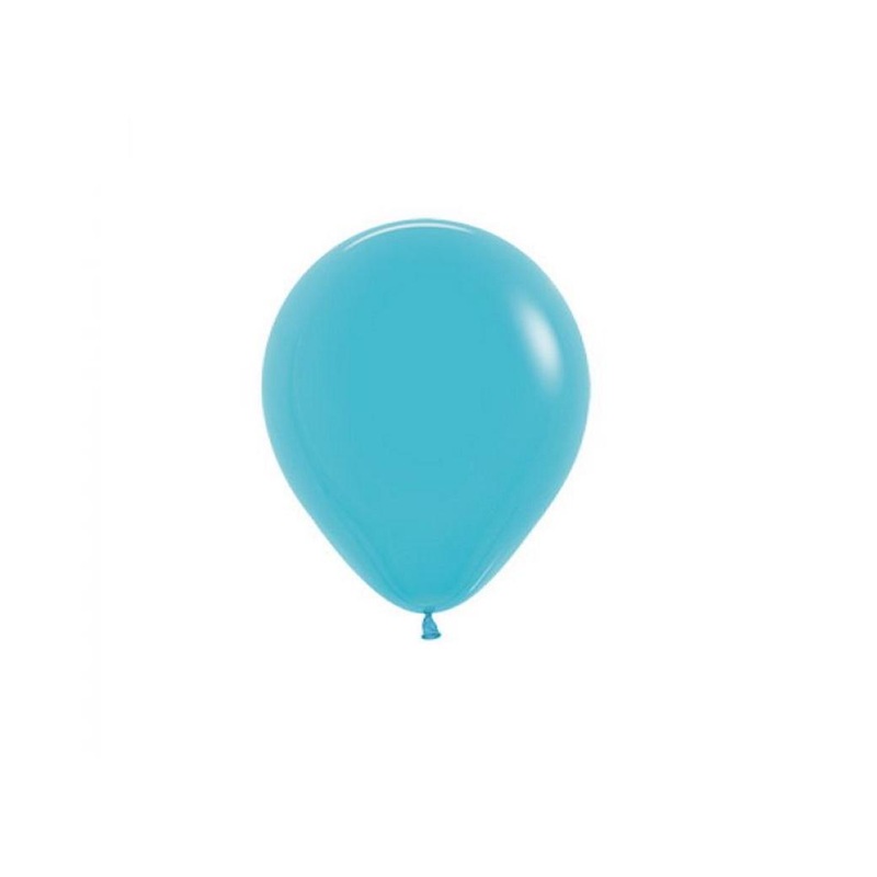Caribbean Blue 12cm Balloons 10pk