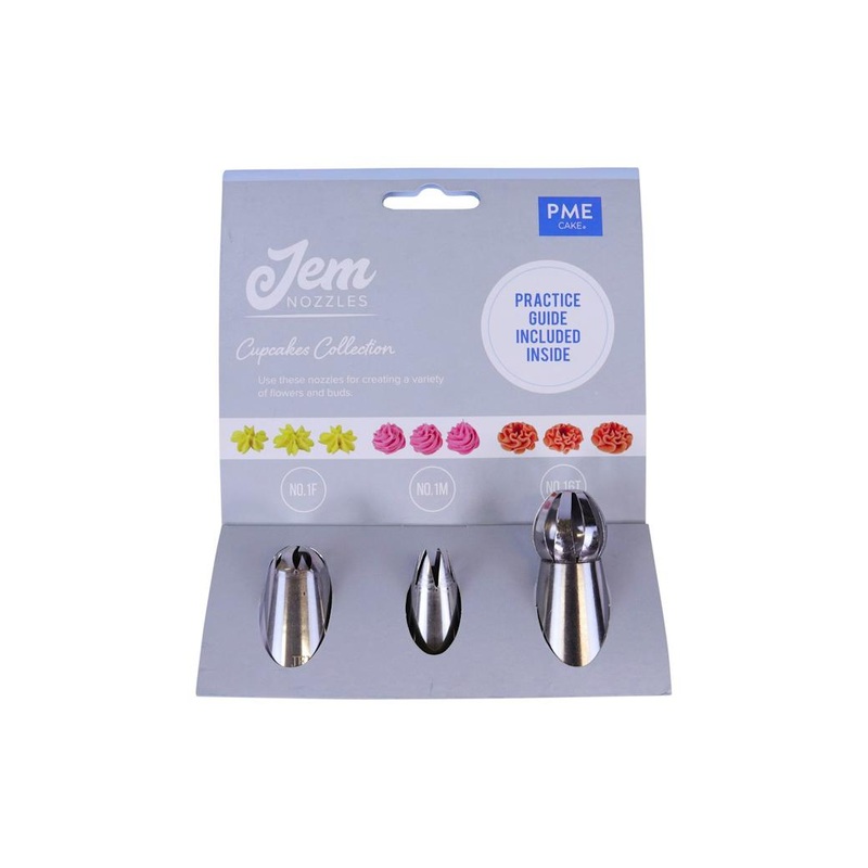 JEM Nozzles 3pce Set - Cupcakes Collection