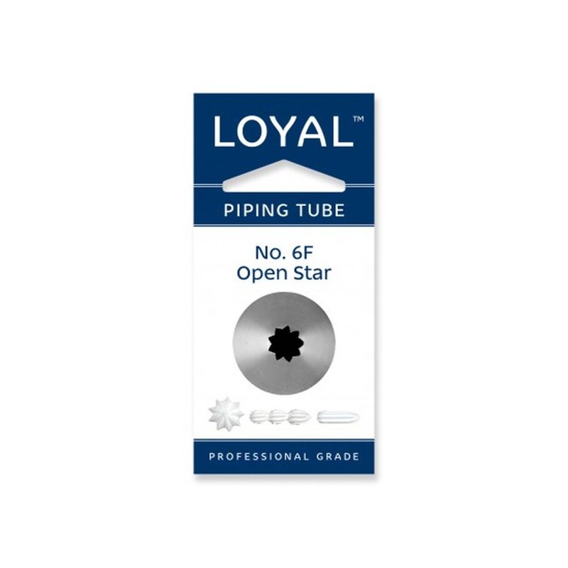 Loyal Open Star Piping Tip #6F