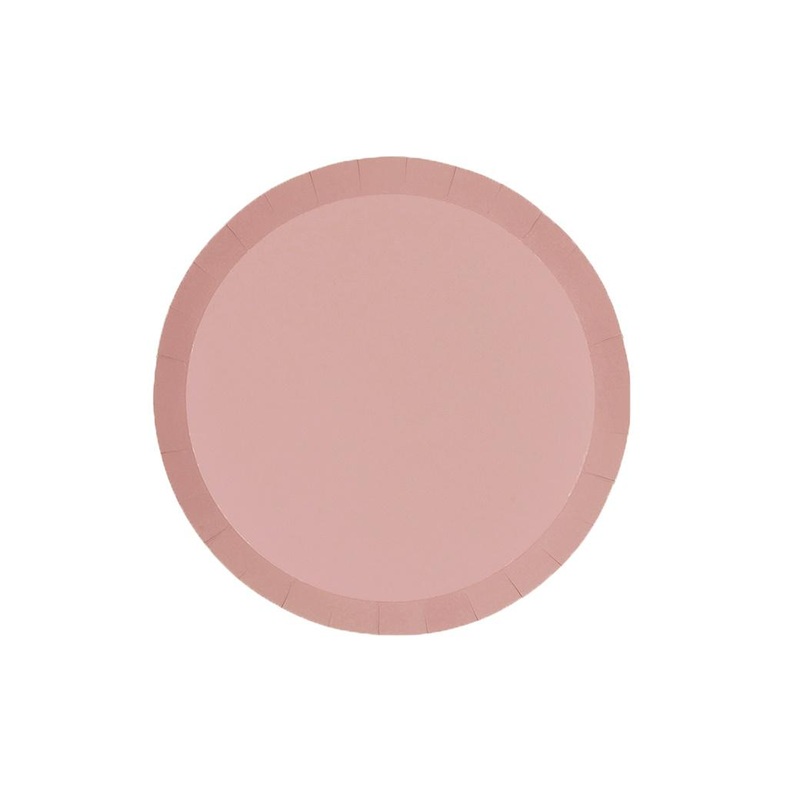 Lunch Plates 20pk - Rose