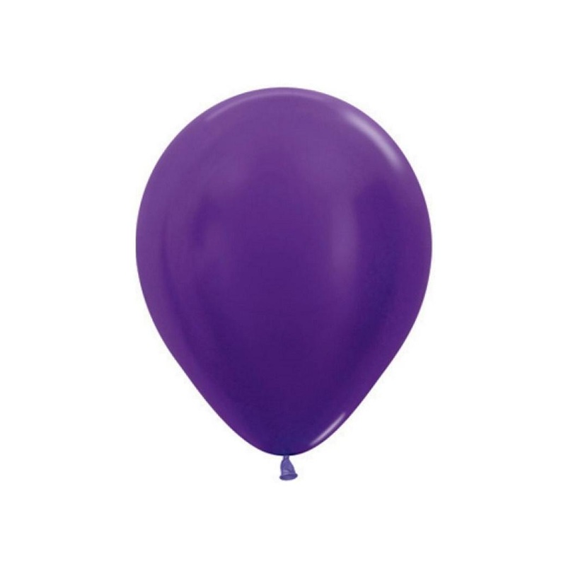 Metallic Violet Balloon - Single