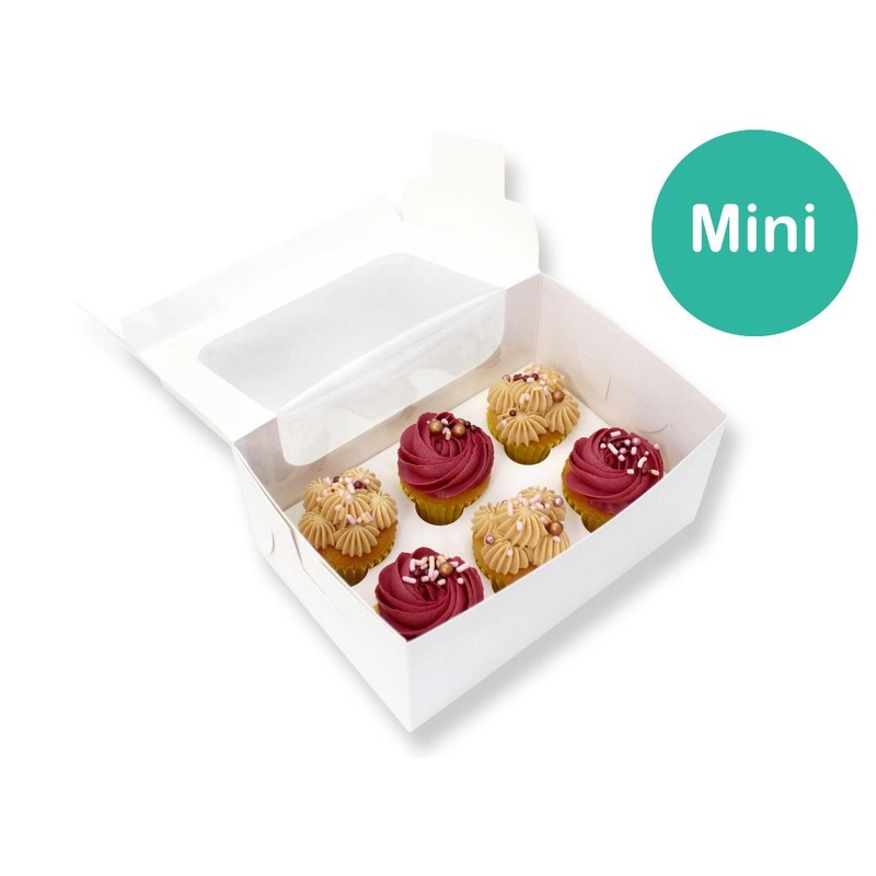 Mini Cupcake Box - 6 Hole