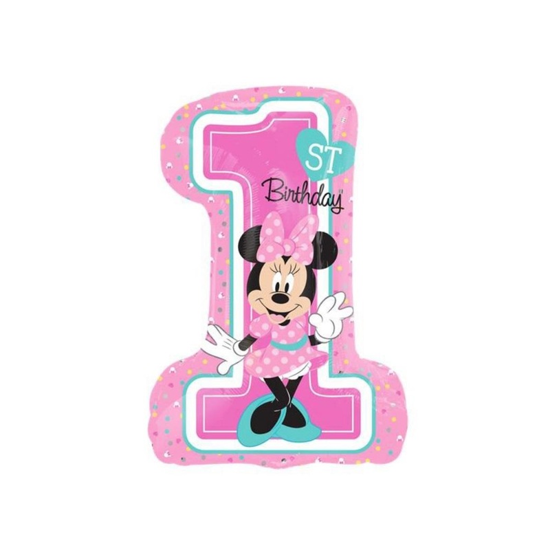 Minnie 1st Birthday SuperShape Foil Balloon