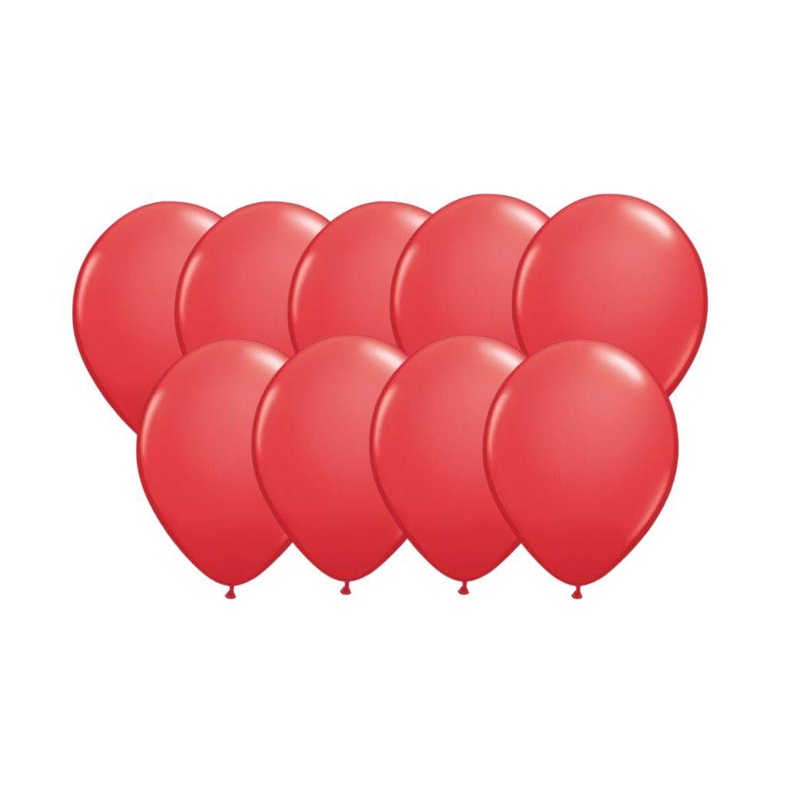 Red 12cm Balloons 50pk