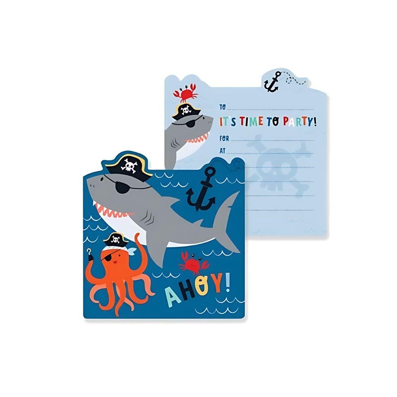 Ships Ahoy Party Invites 8pk