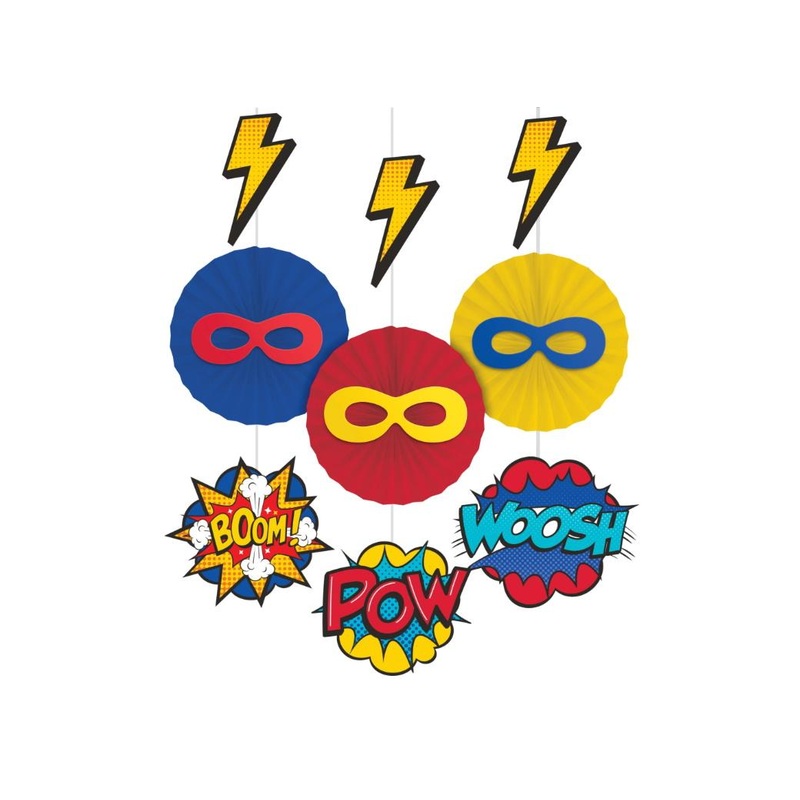 Superhero Hanging Decorations