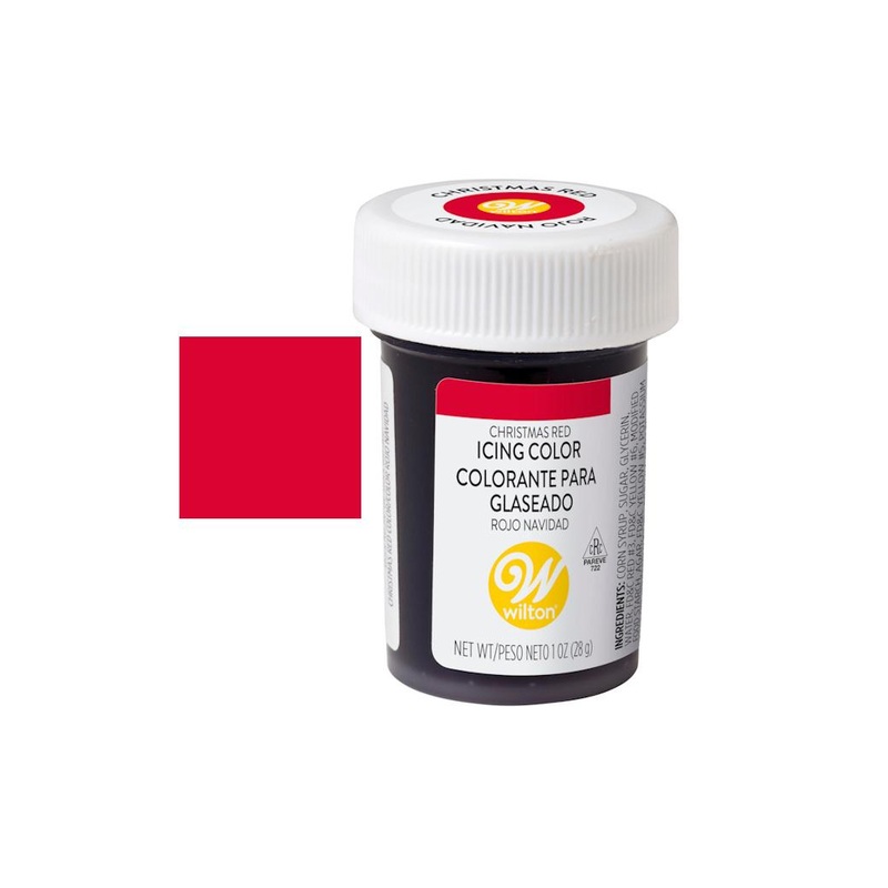 Wilton Christmas Red Icing Colour **BB 01/25**