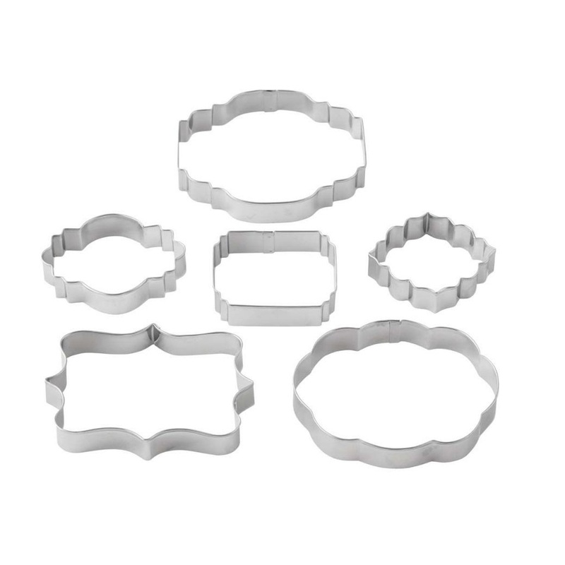 Wilton Fondant Plaque Cutters - 6pce