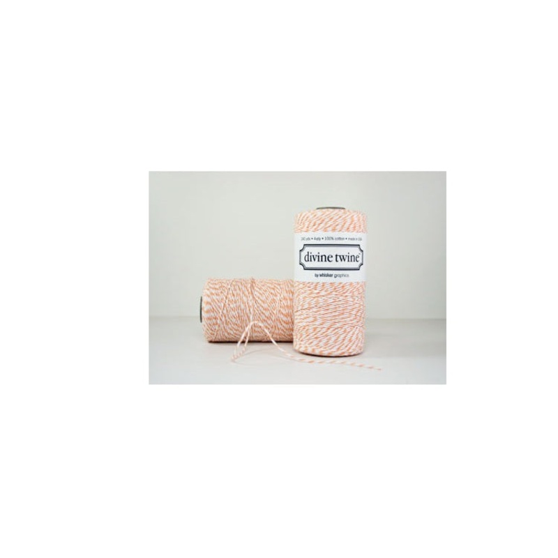 100% Cotton Bakers Twine - Peach