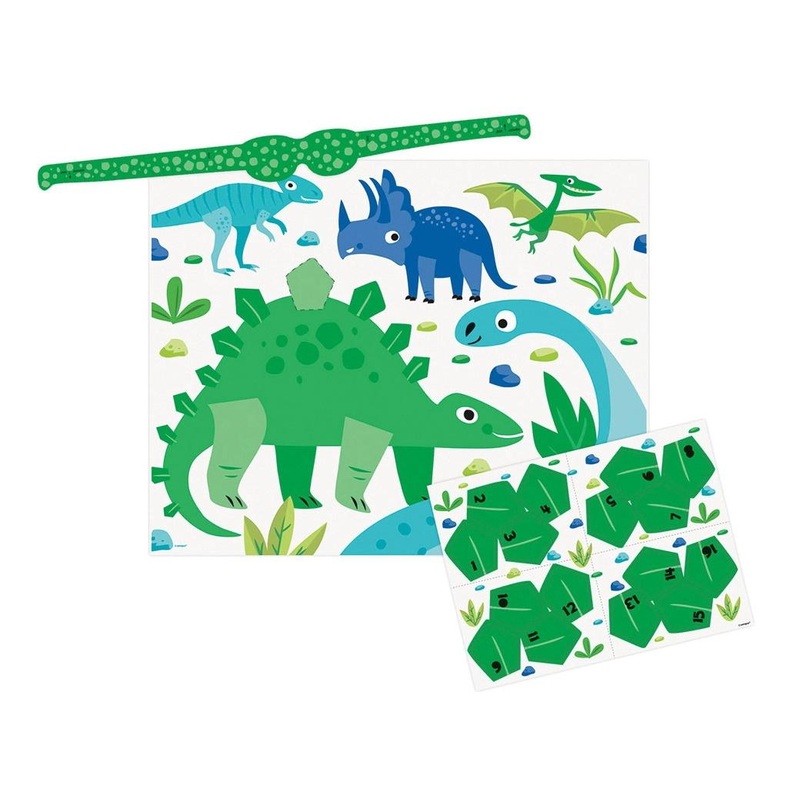 Blue & Green Dinosaur Party Game