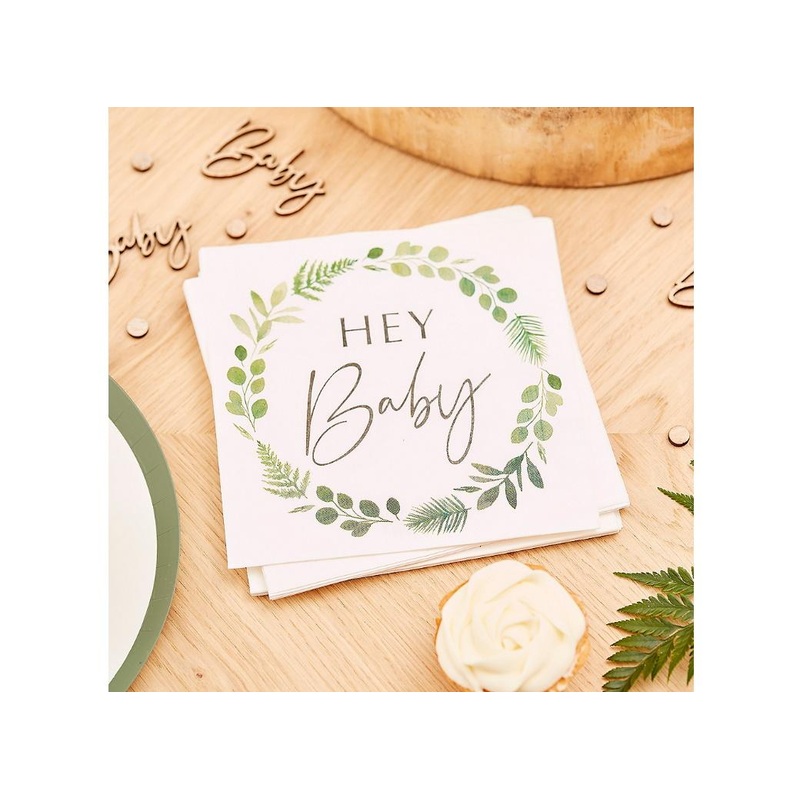 Botanical Baby Lunch Napkins 16pk