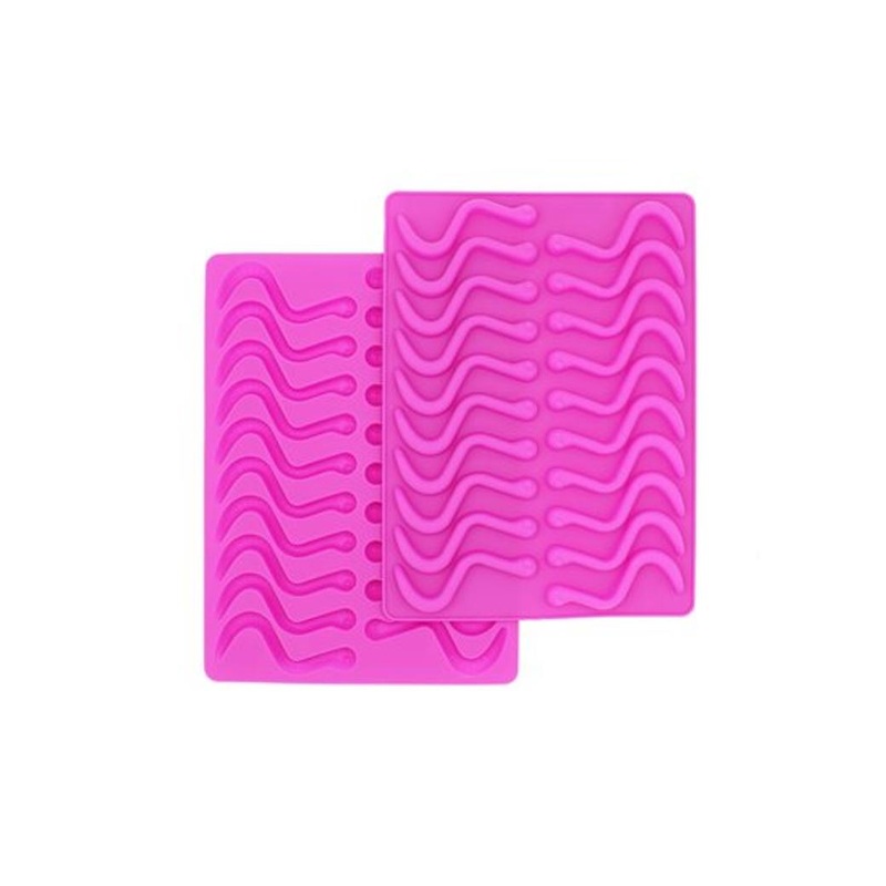 LorAnn Silicone Gummy Worms Mould 2pk
