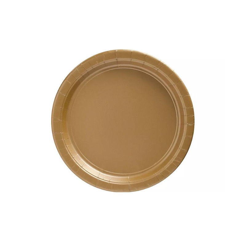 Lunch Plates 20pk - Gold