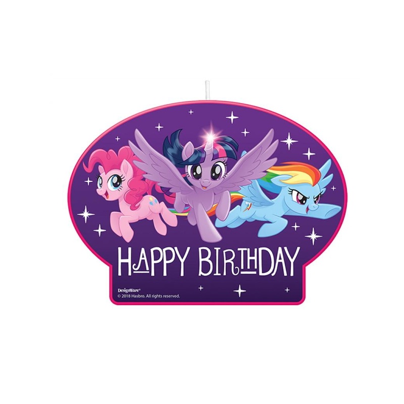 My Little Pony Birthday Candle