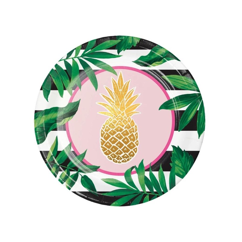 Pineapple Luxe Dinner Plates 8pk