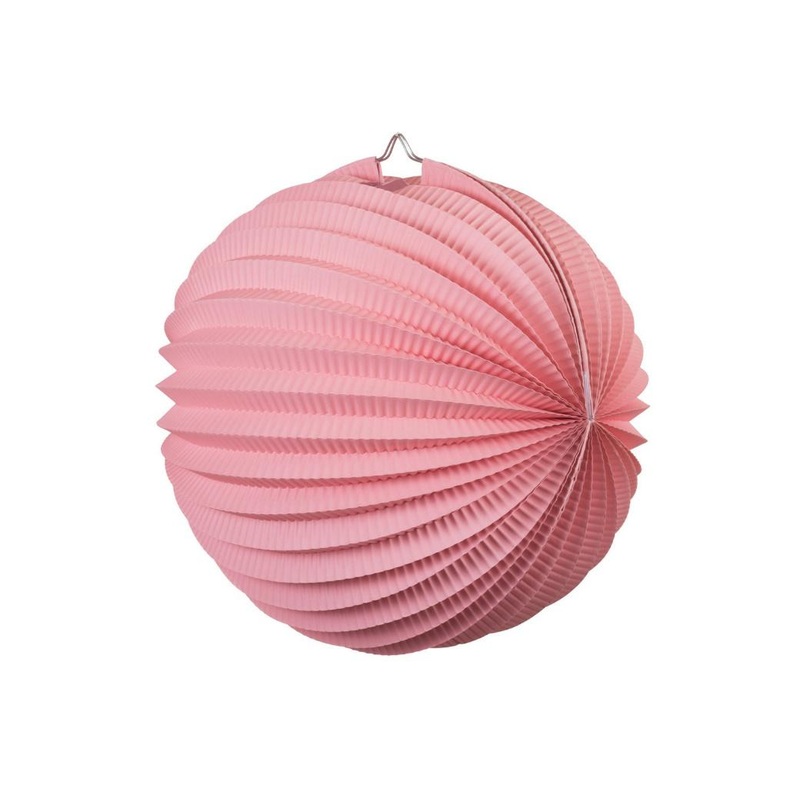 Accordion Lantern 35cm - Classic Pink