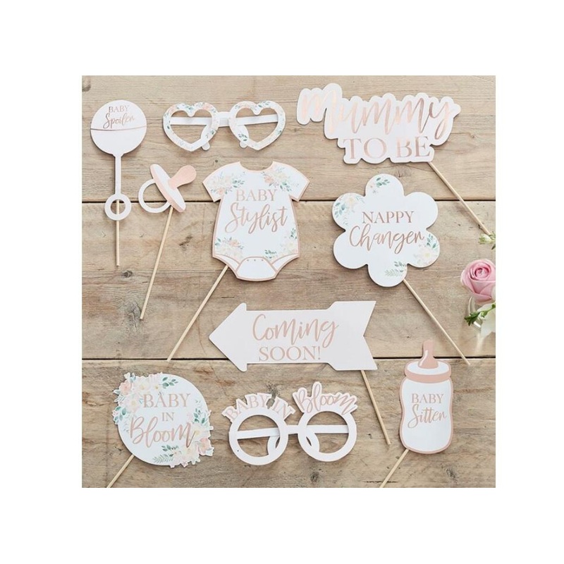 Baby in Bloom Photo Booth Props