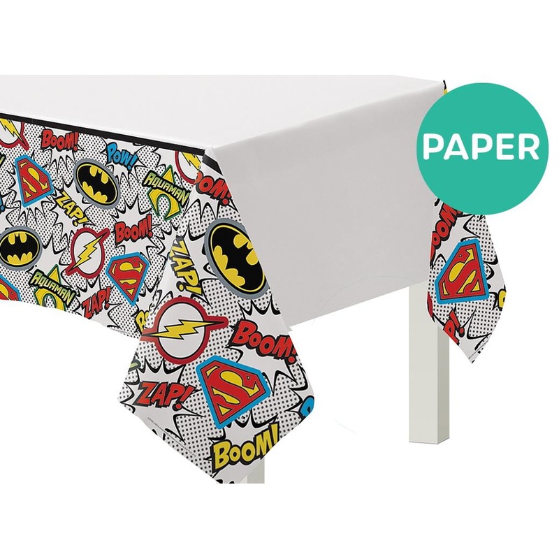 Justice League Paper Tablecover