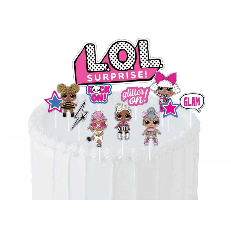 LOL Surprise Together 4EVA Cake Topper Set
