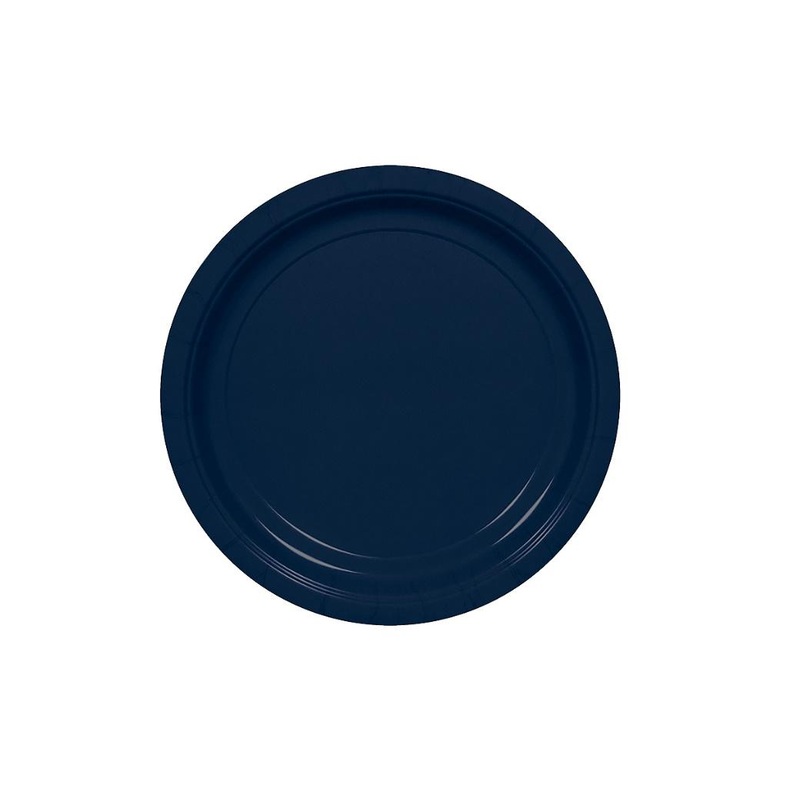Lunch Plates 20pk - Navy Blue