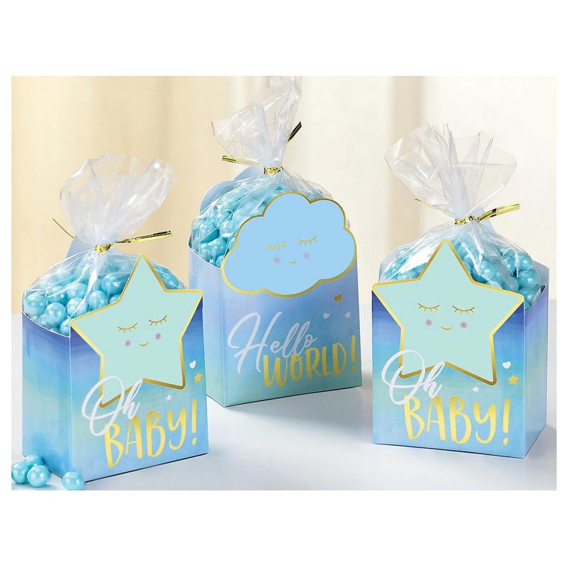 Oh Baby Boy Favour Box Kit 8pk