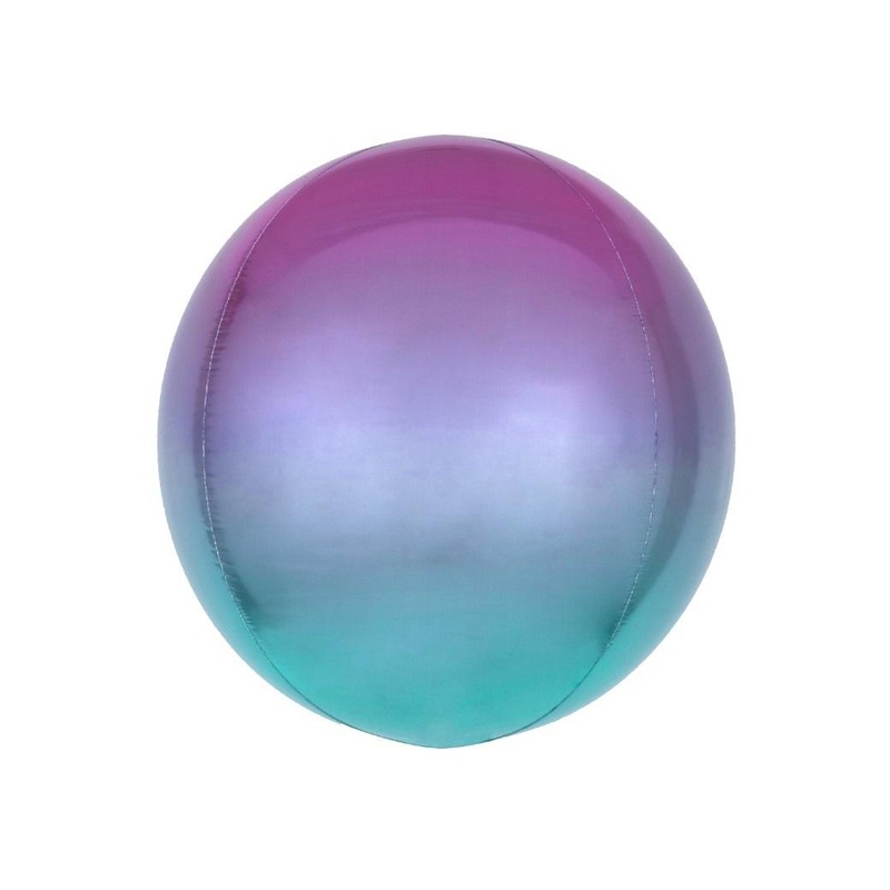 Ombre Orbz Balloon - Purple & Blue