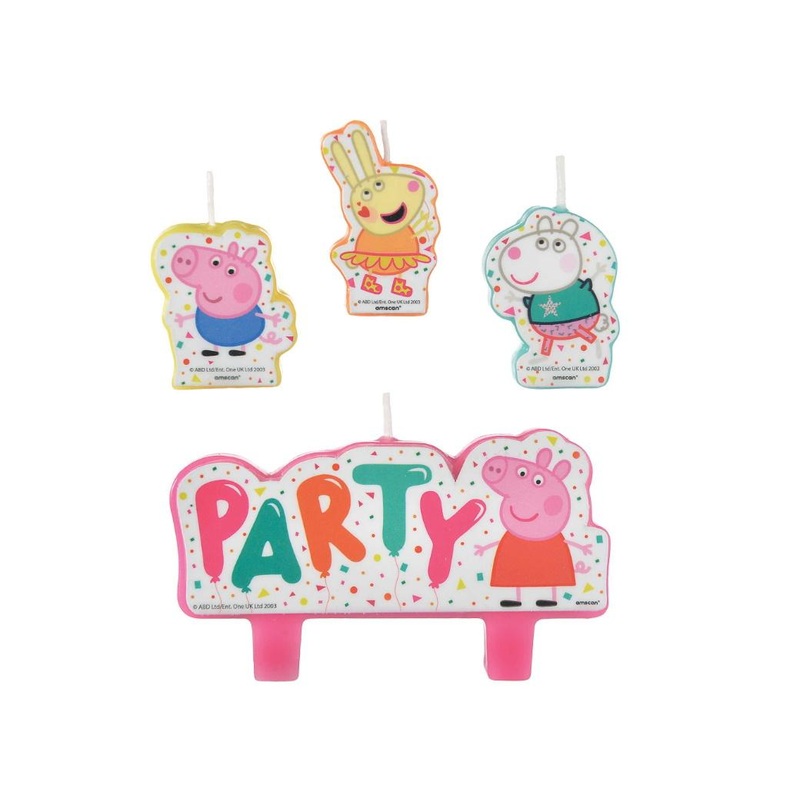 Peppa Pig Moulded Candles Set