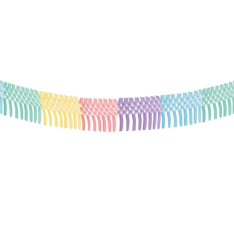 Pretty Pastels Accordian Tissue Paper Garland
