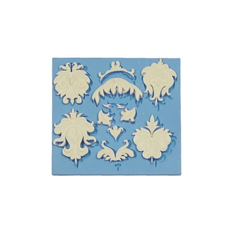 Silicone Mould - Assorted Scrolls 2