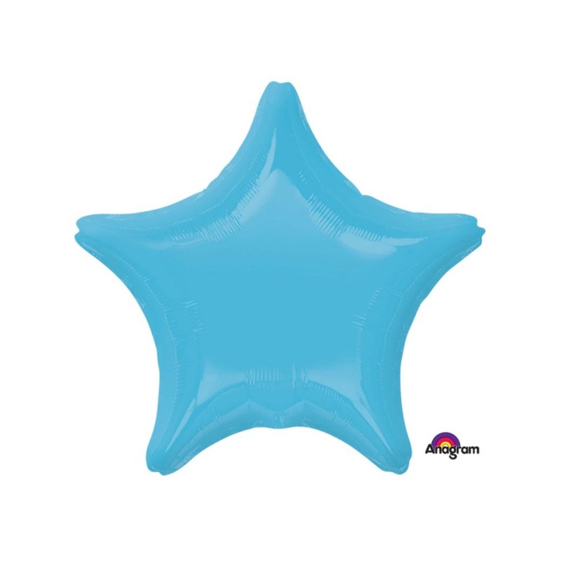 Star Shaped Foil Balloon - Caribbean Blue