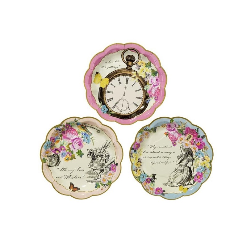 Truly Alice Dainty Plates 12pk