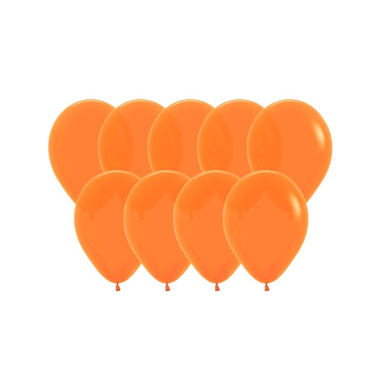 Value Mini Balloons 50PK - Orange