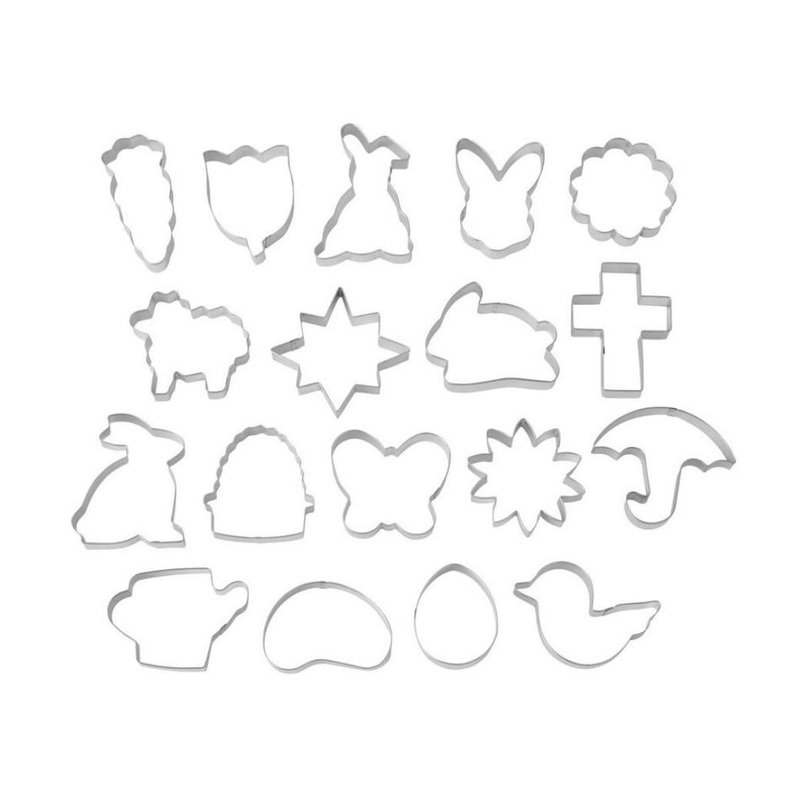 Wilton 18pce Easter Cookie Cutter Set