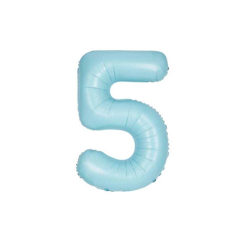86cm Matte Powder Blue Balloon - 5