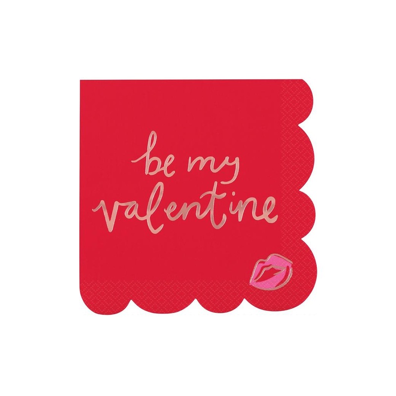 Be My Valentine Lunch Napkins 16pk