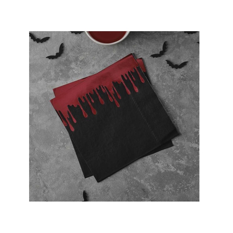Blood Drip Lunch Napkins 16pk