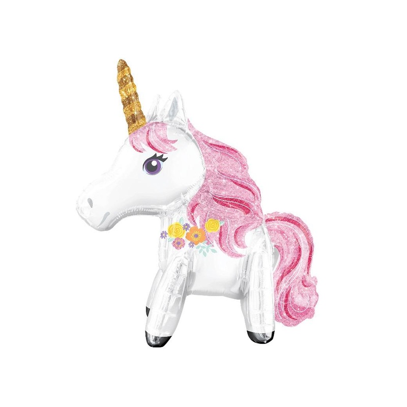 Magical Unicorn Mini Airwalker Foil Balloon