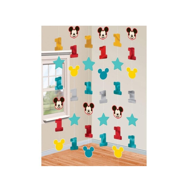 Mickey 1st Birthday String Decorations