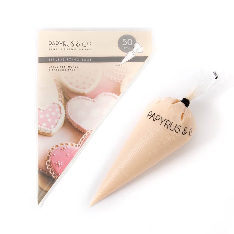 Papyrus Tipless Icing Bags 50pk - Large