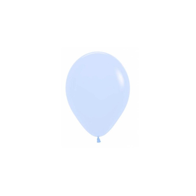 Pastel Matte Blue 12cm Balloons 10pk