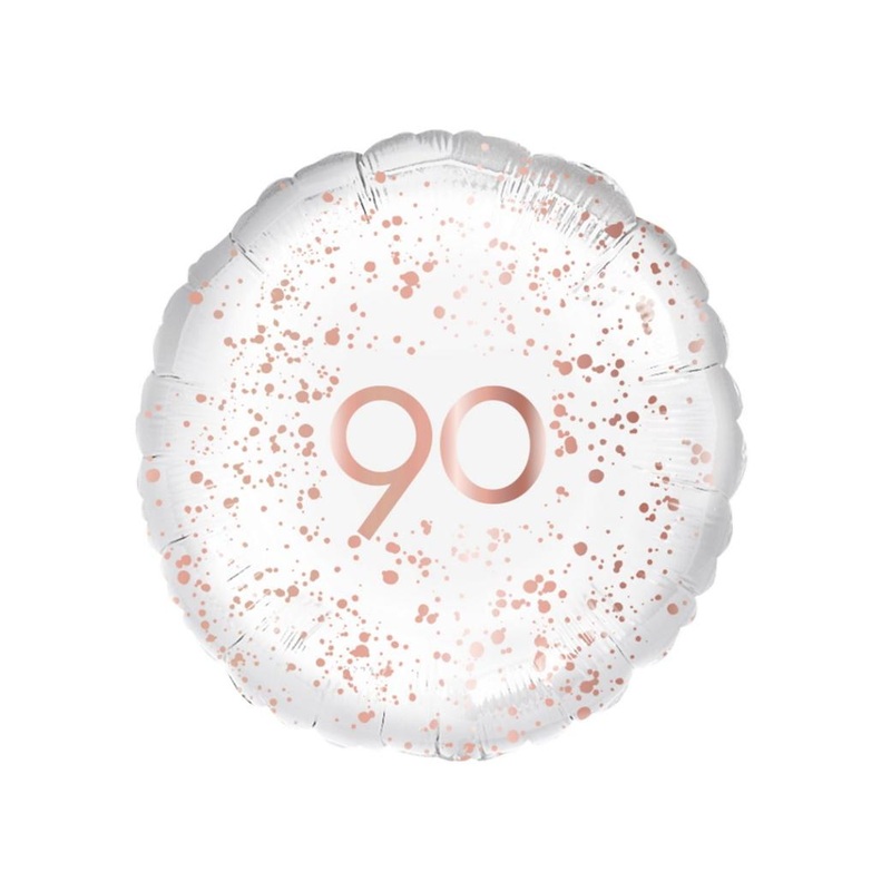 Rose Gold 90th Foil Balloon