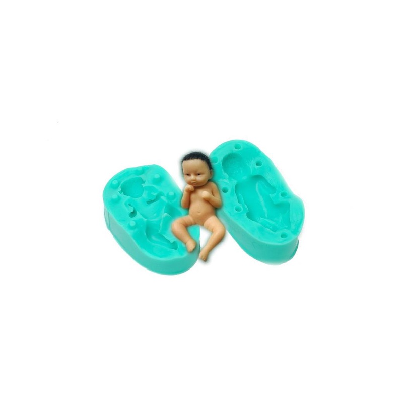 Silicone Mould - Baby Sleeping