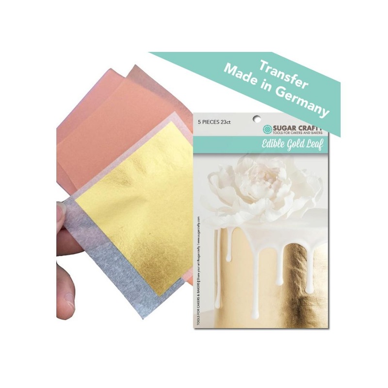 Sugar Crafty Edible Gold Leaf - 5 Transfer Sheets