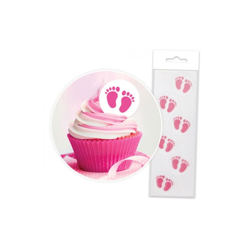 Wafer Baby Feet - Pink