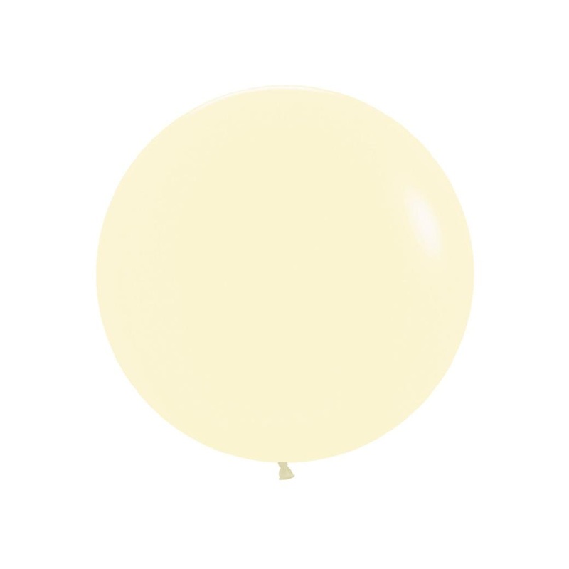 60cm Balloon - Matte Yellow